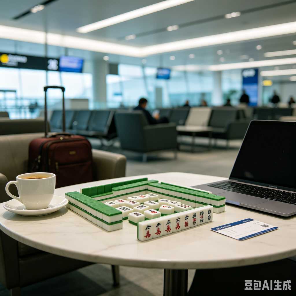 mahjong set with dice and chips